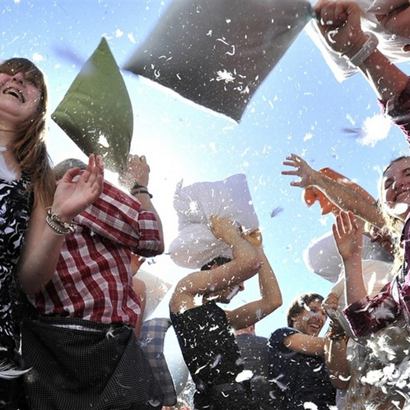 International Pillow Fight Day Amusing